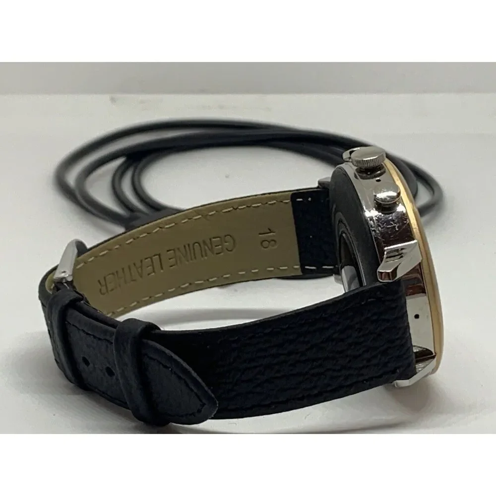 Fossil Venture HR Gen 4 FTW6016 Women's Black Leather Digital Dial Smart Watch